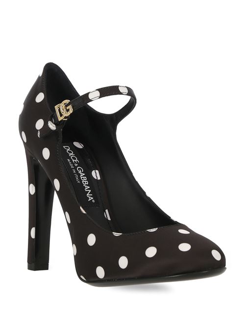 Mary Janes a pois 105mm Dolce & Gabbana | CD1869AV885HN10W